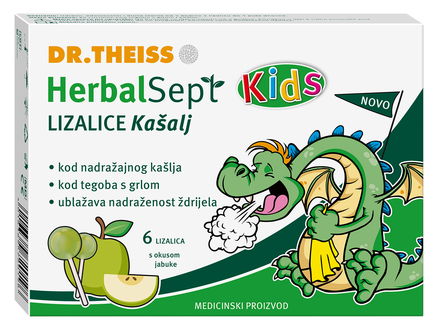 Herbal Sept Kids lizalice GRLO – okus lubenica