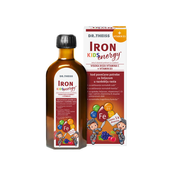 Dr. Theiss Iron energy kids otopina 250 ml