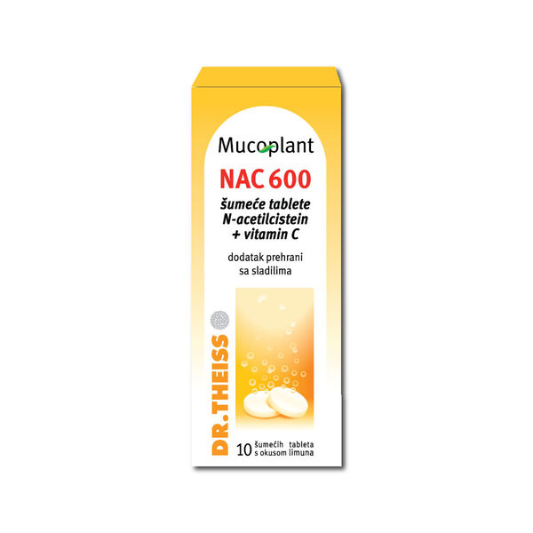 Mucoplant NAC 600 šumeće tablete