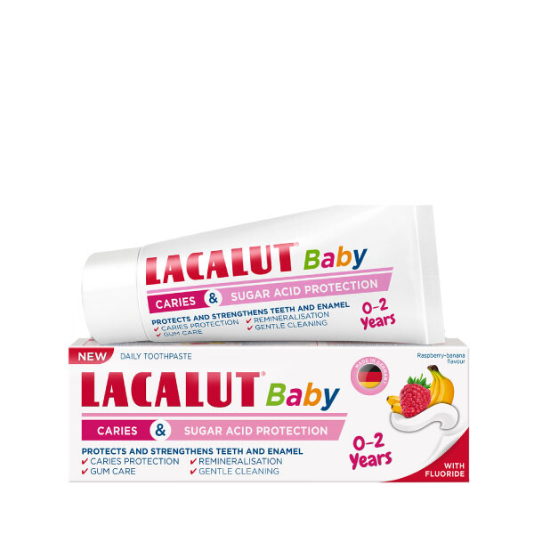 Lacalut baby 0-2 zubna pasta za zaštitu od karijesa i šećerne kiseline