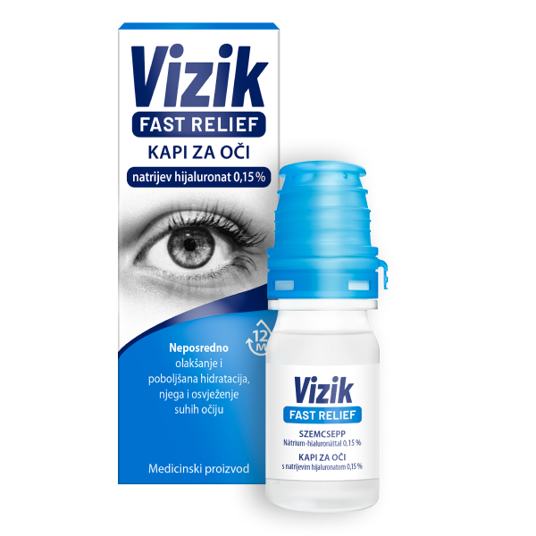 Vizik kapi za oči Fast Relief