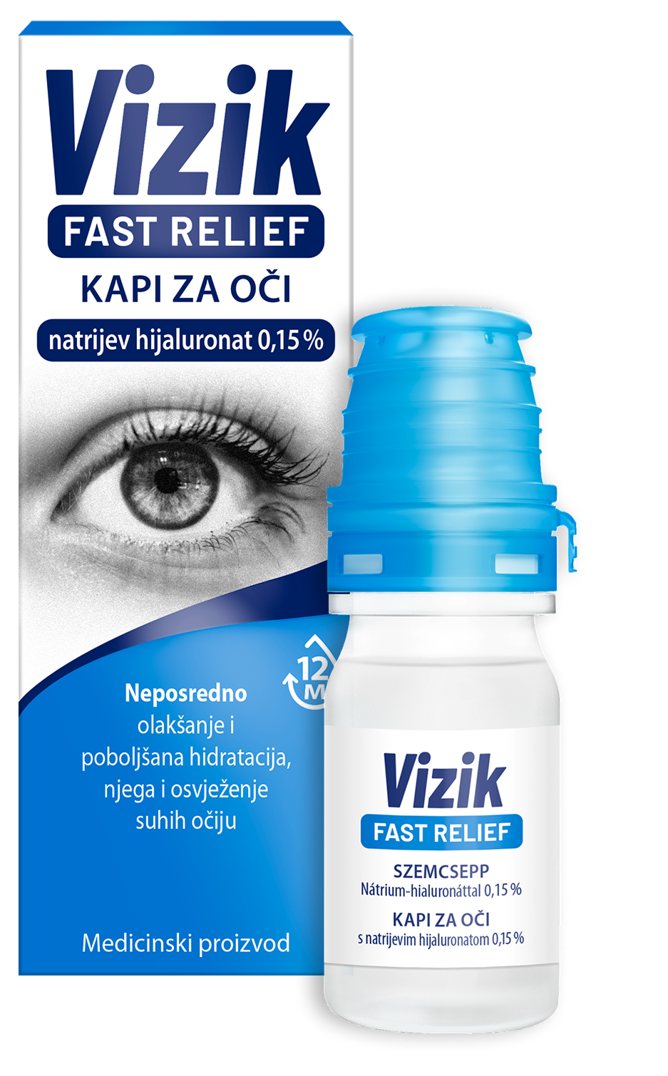 Vizik kapi za oči Fast Relief 10ml