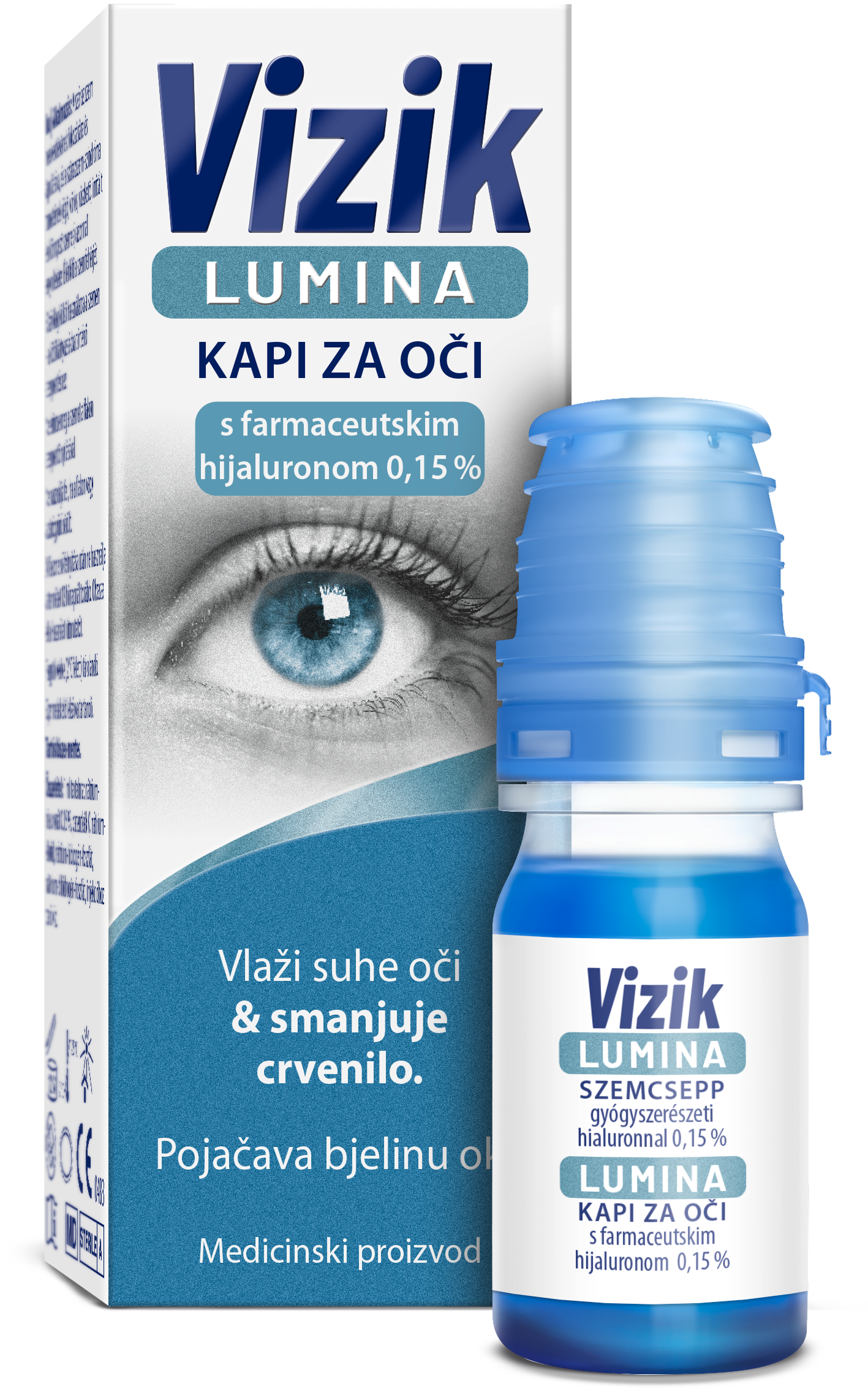 Vizik kapi za oči za vlaženje 10ml